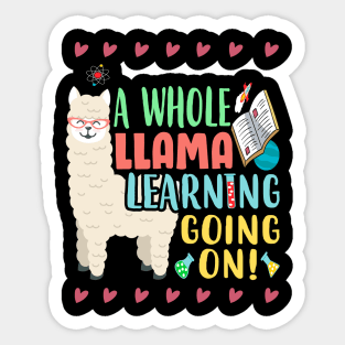 Best Gift Idea with Quote for Llama Lovers Sticker